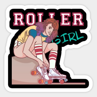 Rollergirl Sticker